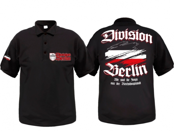 Polo-Shirt - Division Berlin - Brandenburger Tor Polo-Shirt - Division Berlin - Brandenburger Tor