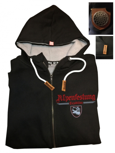 Druck18 Premium - Kapuzenjacke - Alpenfestung Druck18 Premium - Kapuzenjacke - Alpenfestung