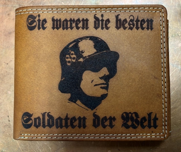 Leder Geldbeutel - Sie waren die besten Soldaten der Welt - Motiv 2 Leder Geldbeutel - Sie waren die besten Soldaten der Welt - Motiv 2