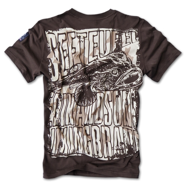Erik & Sons - T-Shirt - SEETEUFEL braun Erik & Sons - T-Shirt - SEETEUFEL braun
