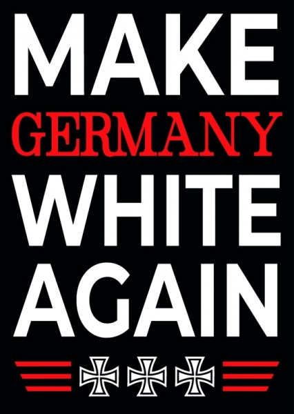 Make Germany White Again - Aufkleber Paket 10 Stück Make Germany White Again - Aufkleber Paket 10 Stück