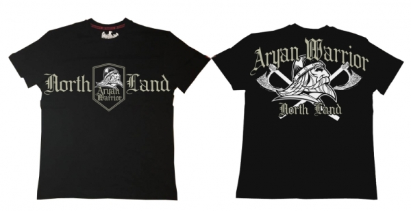 Premium Shirt - North Land - AW - Axmen - Motiv 1 - schwarz Premium Shirt - North Land - AW - Axmen - Motiv 1 - schwarz