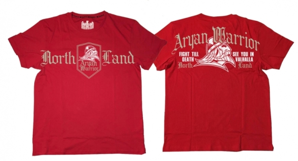 Premium Shirt - North Land - AW - FTD - Motiv 1 - rot Premium Shirt - North Land - AW - FTD - Motiv 1 - rot