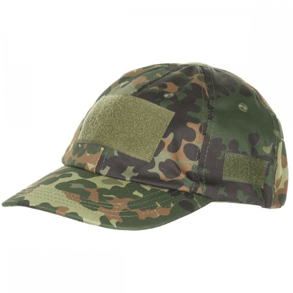 Cap - Einsatz-Cap - mit Klett - flecktarn Cap - Einsatz-Cap - mit Klett - flecktarn