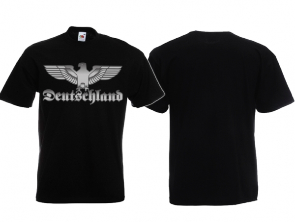 T-Hemd - Reichsadler - Deutschland - silber/schwarz T-Hemd - Reichsadler - Deutschland - silber/schwarz