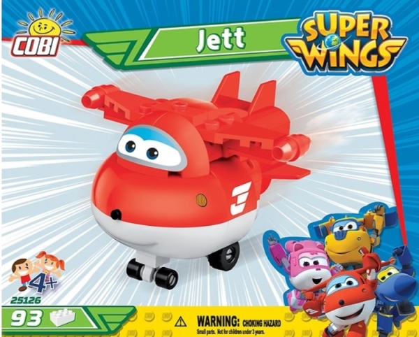 Bausatz - Super Wings - Jett - klein Bausatz - Super Wings - Jett - klein