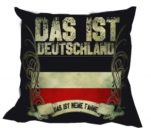 Kissen - Meine Fahne - schwarz-weiß-rot Kissen - Meine Fahne - schwarz-weiß-rot
