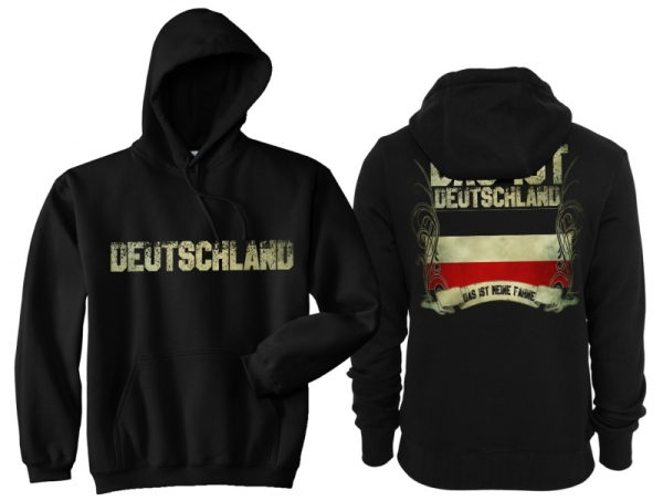 Frauen - Kapuzenpullover - Meine Fahne - schwarz-weiß-rot Frauen - Kapuzenpullover - Meine Fahne - schwarz-weiß-rot