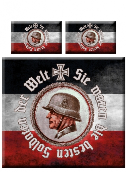 Bettwäsche - Mikrofaser - Die besten Soldaten der Welt XXL mit 2 Kissen und XXL-Decke Bettwäsche - Mikrofaser - Die besten Soldaten der Welt XXL mit 2 Kissen und XXL-Decke
