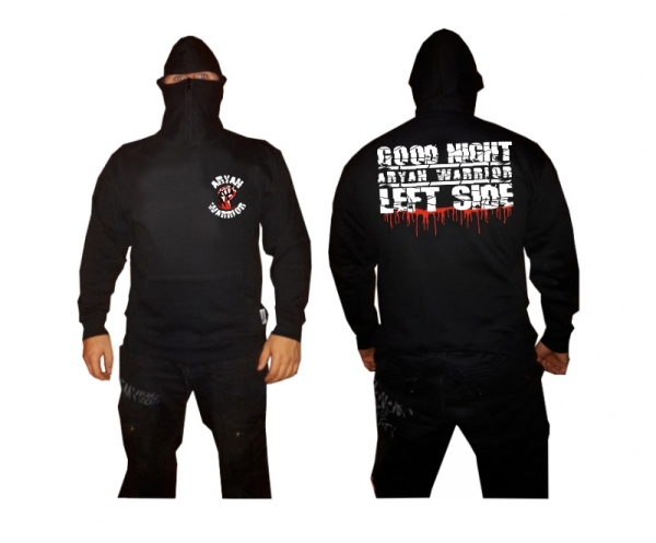 Ninja Kapuzenpullover - Aryan Warrior - GNLS - Motiv 2 Ninja Kapuzenpullover - Aryan Warrior - GNLS - Motiv 2