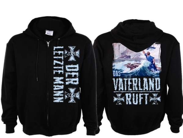 Frauen Kapuzenjacke - Der letzte Mann - Motiv 2 Frauen Kapuzenjacke - Der letzte Mann - Motiv 2