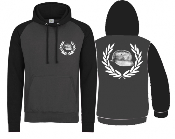 Baseball - Hoodie - Der Stahlhelm - Charcoal/JetBlack +++RAUSVERKAUF+++ Baseball - Hoodie - Der Stahlhelm - Charcoal/JetBlack +++RAUSVERKAUF+++