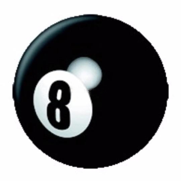 Button - 8 Ball Button - 8 Ball