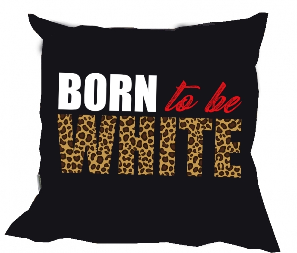 Kissen - Born to be White - Leopard - gold Kissen - Born to be White - Leopard - gold