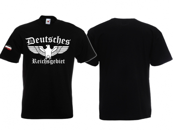 T-Hemd - Deutsches Reichsgebiet - schwarz T-Hemd - Deutsches Reichsgebiet - schwarz