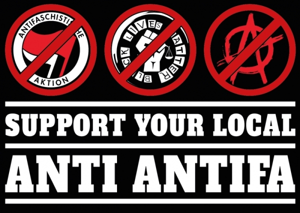Support Anti-Antifa - Aufkleber Paket 100 Stück Support Anti-Antifa - Aufkleber Paket 100 Stück
