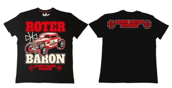 Premium Shirt - Roter Baron - schwarz Premium Shirt - Roter Baron - schwarz