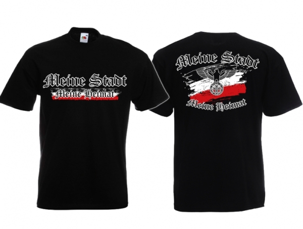 Frauen T-Shirt - Meine Heimat - Wunschdruck - Deine Stadt Frauen T-Shirt - Meine Heimat - Wunschdruck - Deine Stadt
