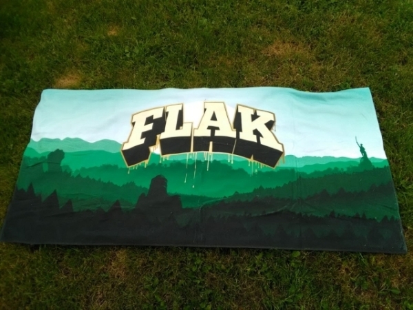 Strand-Handtuch - Flak +++NUR WENIGE DA+++ Strand-Handtuch - Flak +++NUR WENIGE DA+++
