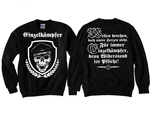 Pullover - Einzelkämpfer - Motiv 2 Pullover - Einzelkämpfer - Motiv 2