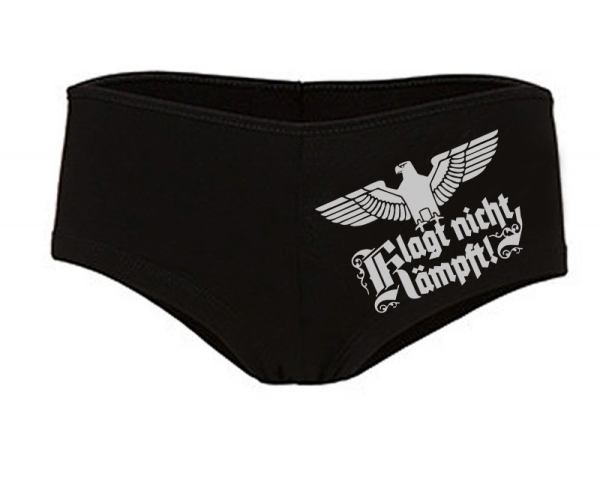 Frauen Hotpants - Klagt nicht, Kämpf! - Motiv 4 Frauen Hotpants - Klagt nicht, Kämpf! - Motiv 4
