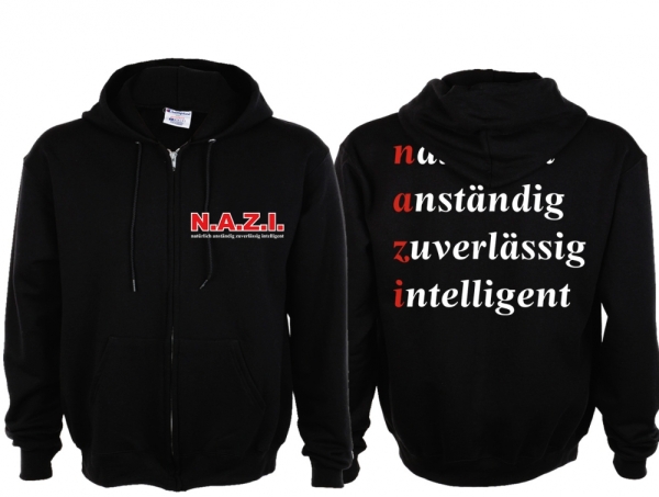Frauen Kapuzenjacke - N.A.Z.I. - Motiv 1 Frauen Kapuzenjacke - N.A.Z.I. - Motiv 1