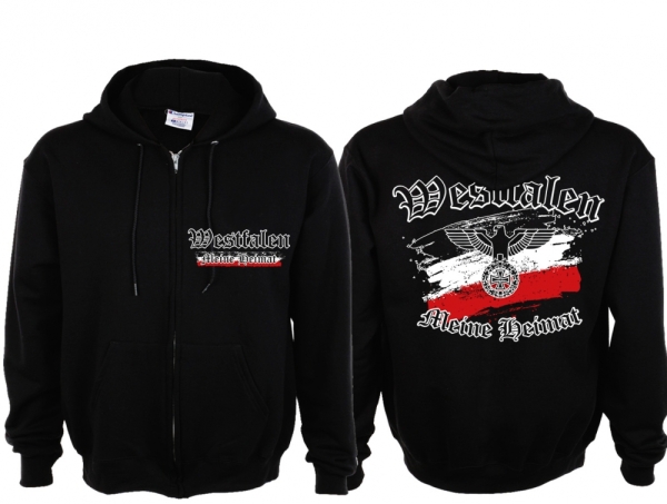 Kapuzenjacke - Meine Heimat - Westfalen Kapuzenjacke - Meine Heimat - Westfalen