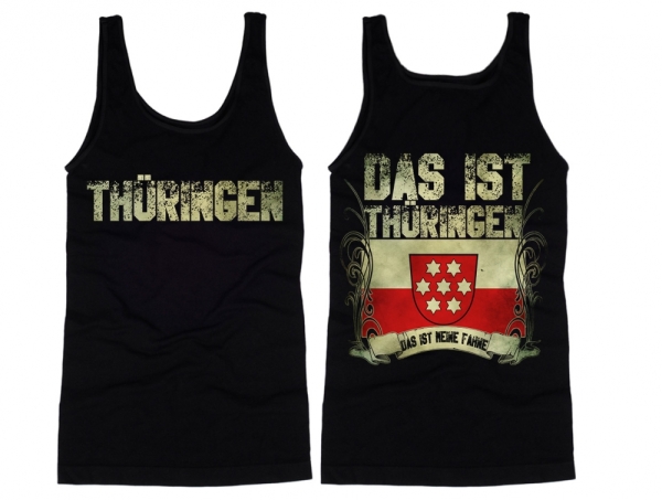 Muskelshirt/Tank Top - Meine Fahne - Thüringen Muskelshirt/Tank Top - Meine Fahne - Thüringen