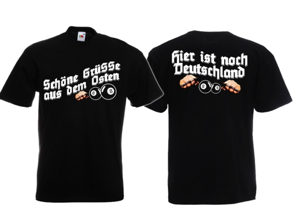 T-Hemd - Grüße aus dem Osten - Hier ist noch Deutschland T-Hemd - Grüße aus dem Osten - Hier ist noch Deutschland