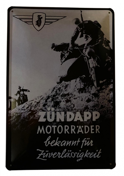 Blechschild - Zündapp - Motorräder - Motiv 2 - D153 (47) Blechschild - Zündapp - Motorräder - Motiv 2 - D153 (47)