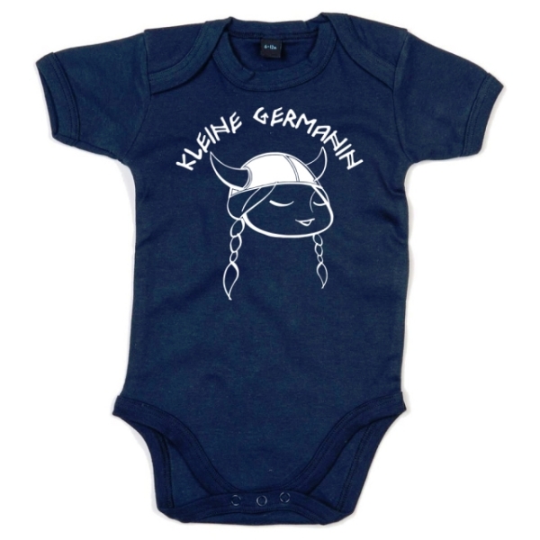 Baby-Bodie - Kleine Germanin - blau Baby-Bodie - Kleine Germanin - blau