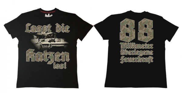 Premium Shirt - Lasst die Katzen los - schwarz Premium Shirt - Lasst die Katzen los - schwarz
