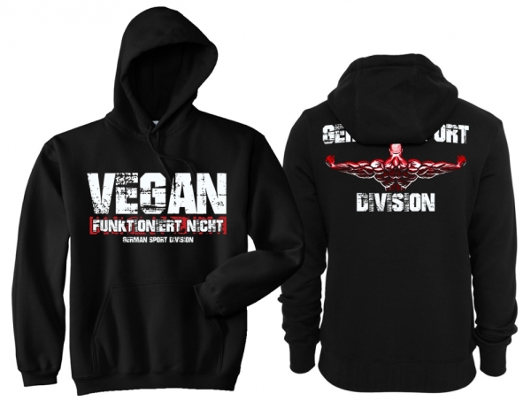 Kapuzenpullover - German Sport Division - Vegan funkioniert nicht Kapuzenpullover - German Sport Division - Vegan funkioniert nicht