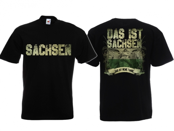 Frauen T-Shirt - Meine Fahne - Sachsen Frauen T-Shirt - Meine Fahne - Sachsen