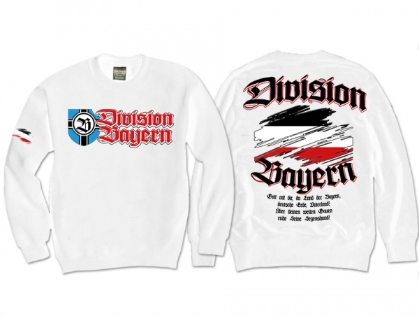 Pullover - Division Bayern - weiß Pullover - Division Bayern - weiß
