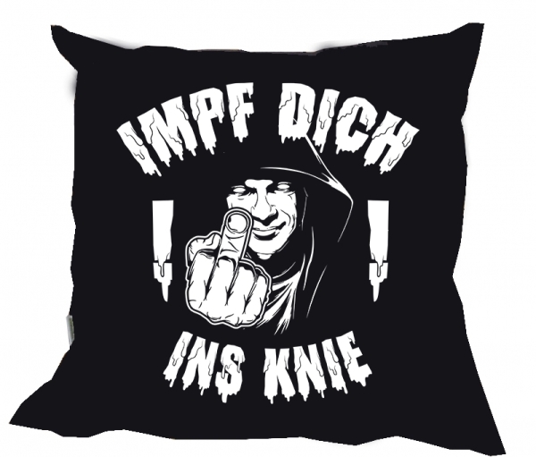 Kissen - Impf dich ins Knie Kissen - Impf dich ins Knie