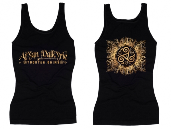 Frauen Top - Aryan Valkyrie - Tochter Odins - schwarz Frauen Top - Aryan Valkyrie - Tochter Odins - schwarz