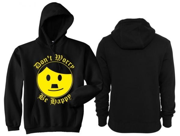 Frauen - Kapuzenpullover - Nettes Gesicht - Dont worry be happy Frauen - Kapuzenpullover - Nettes Gesicht - Dont worry be happy