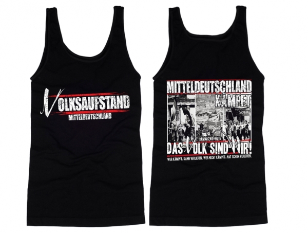 Muskelshirt/Tank Top - Volksaufstand - Mitteldeutschland Muskelshirt/Tank Top - Volksaufstand - Mitteldeutschland