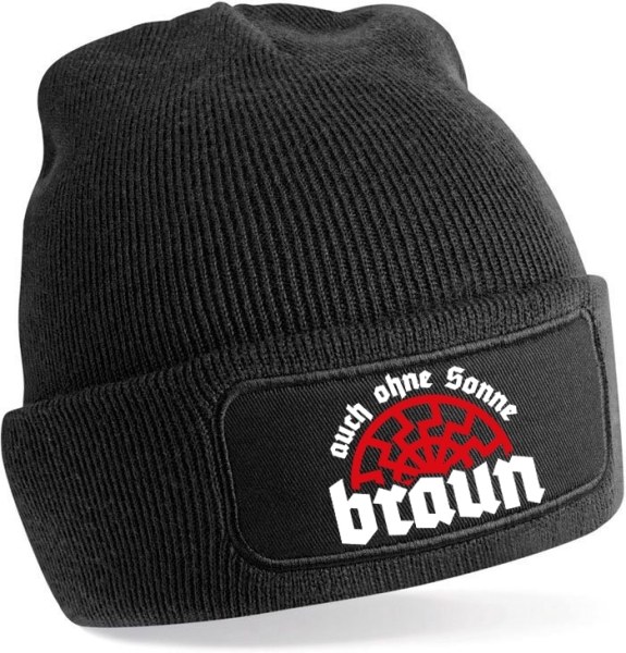 Mütze - BD - Auch ohne Sonne braun - schwarz Mütze - BD - Auch ohne Sonne braun - schwarz