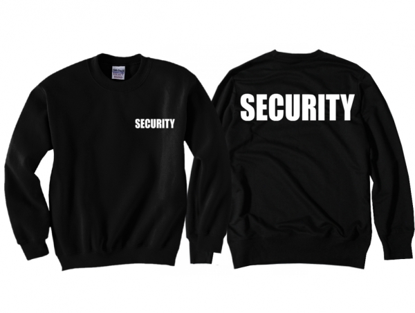 Pullover - Security - Beidseitig bedruckt - vorne klein +++RAUSVERKAUF+++ Pullover - Security - Beidseitig bedruckt - vorne klein +++RAUSVERKAUF+++