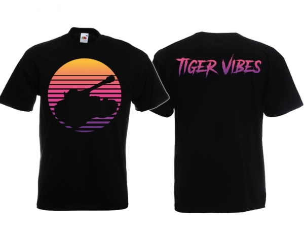 T-Hemd - Retro - Tiger Vibes T-Hemd - Retro - Tiger Vibes