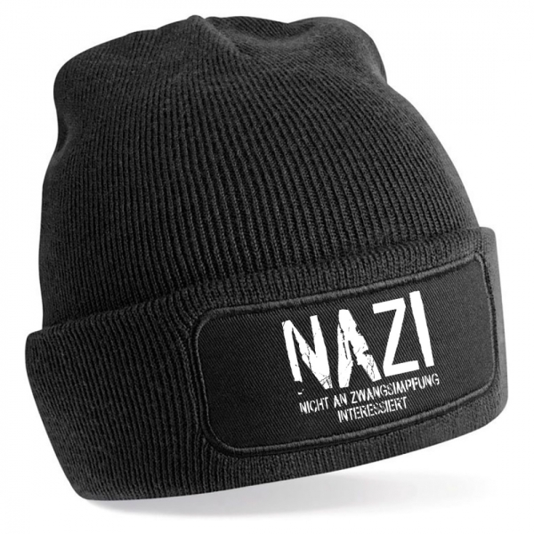 Mütze - BD - NAZI - Nicht An Zwangsimpfung Interessiert - schwarz Mütze - BD - NAZI - Nicht An Zwangsimpfung Interessiert - schwarz