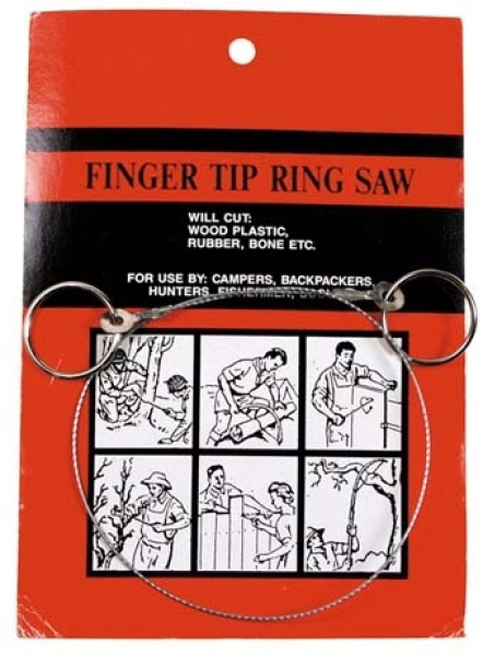 Draht-Säge - mit Ringen Draht-Säge - mit Ringen
