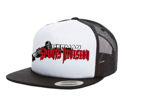 Cap German Sport Division - 3-Tone - schwarz - Trucker Cap Cap German Sport Division - 3-Tone - schwarz - Trucker Cap
