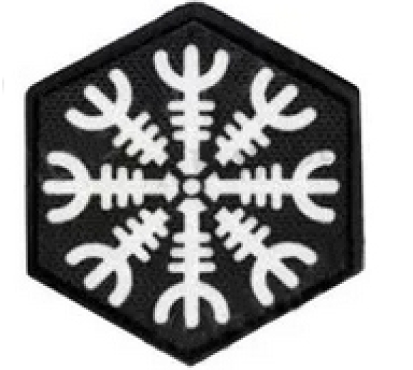 Aufnäher Reflektor - Vegvisir - Motiv 1 Aufnäher Reflektor - Vegvisir - Motiv 1