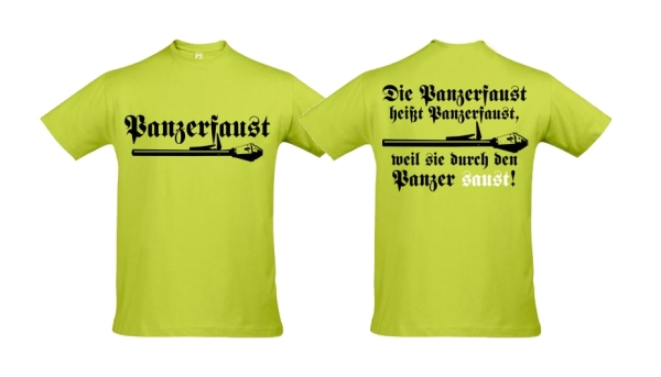 T-Hemd - Panzerfaust - Motiv 2 - apple green T-Hemd - Panzerfaust - Motiv 2 - apple green