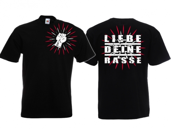 T-Hemd - Liebe deine Rasse T-Hemd - Liebe deine Rasse
