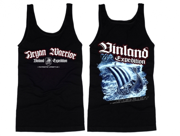 Muskelshirt/Tank Top - Aryan Warrior - Vinland Expedition - schwarz Muskelshirt/Tank Top - Aryan Warrior - Vinland Expedition - schwarz
