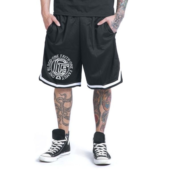 Mesh Short - One Family - One blood - schwarz/weiß Mesh Short - One Family - One blood - schwarz/weiß
